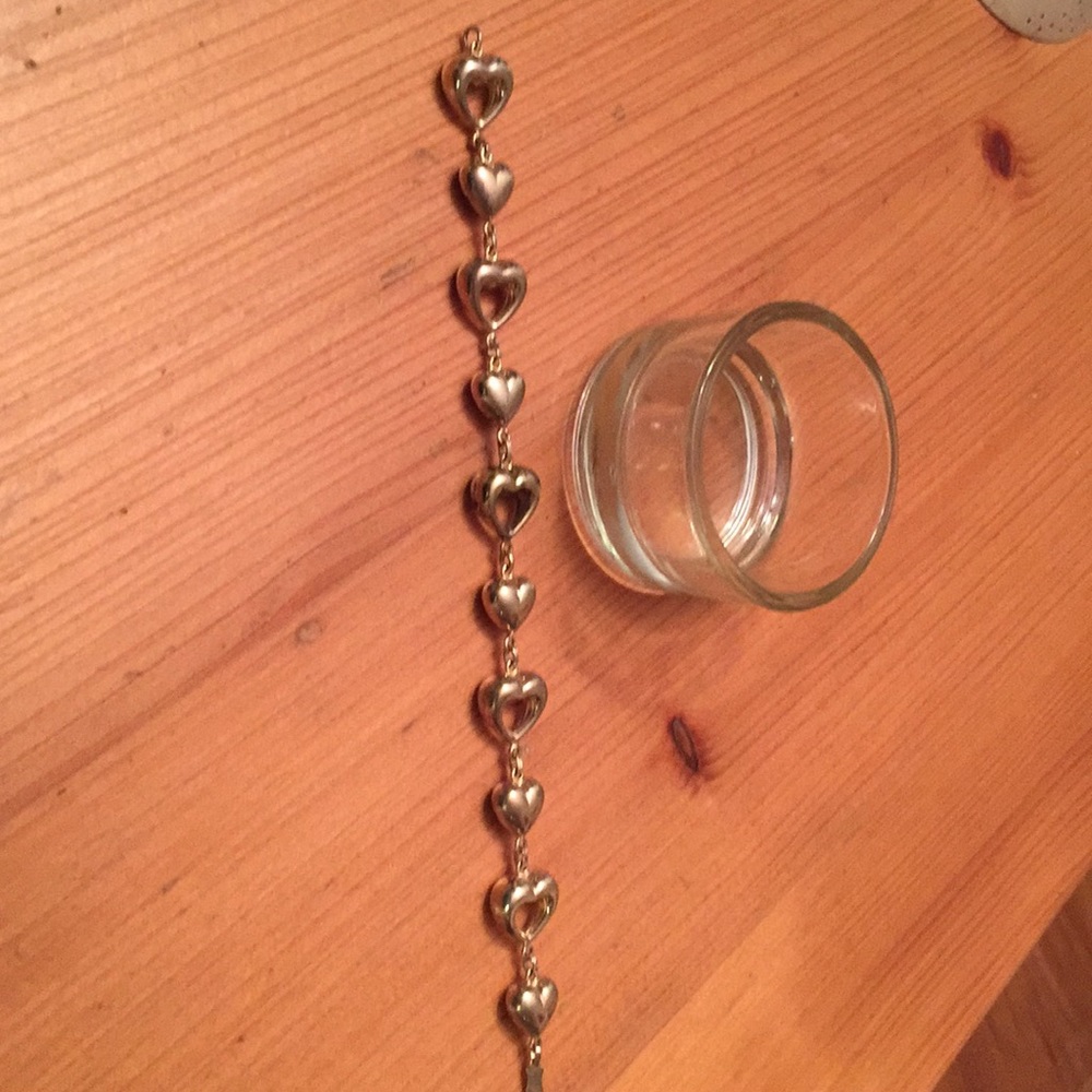 Silver gold plated bracelet